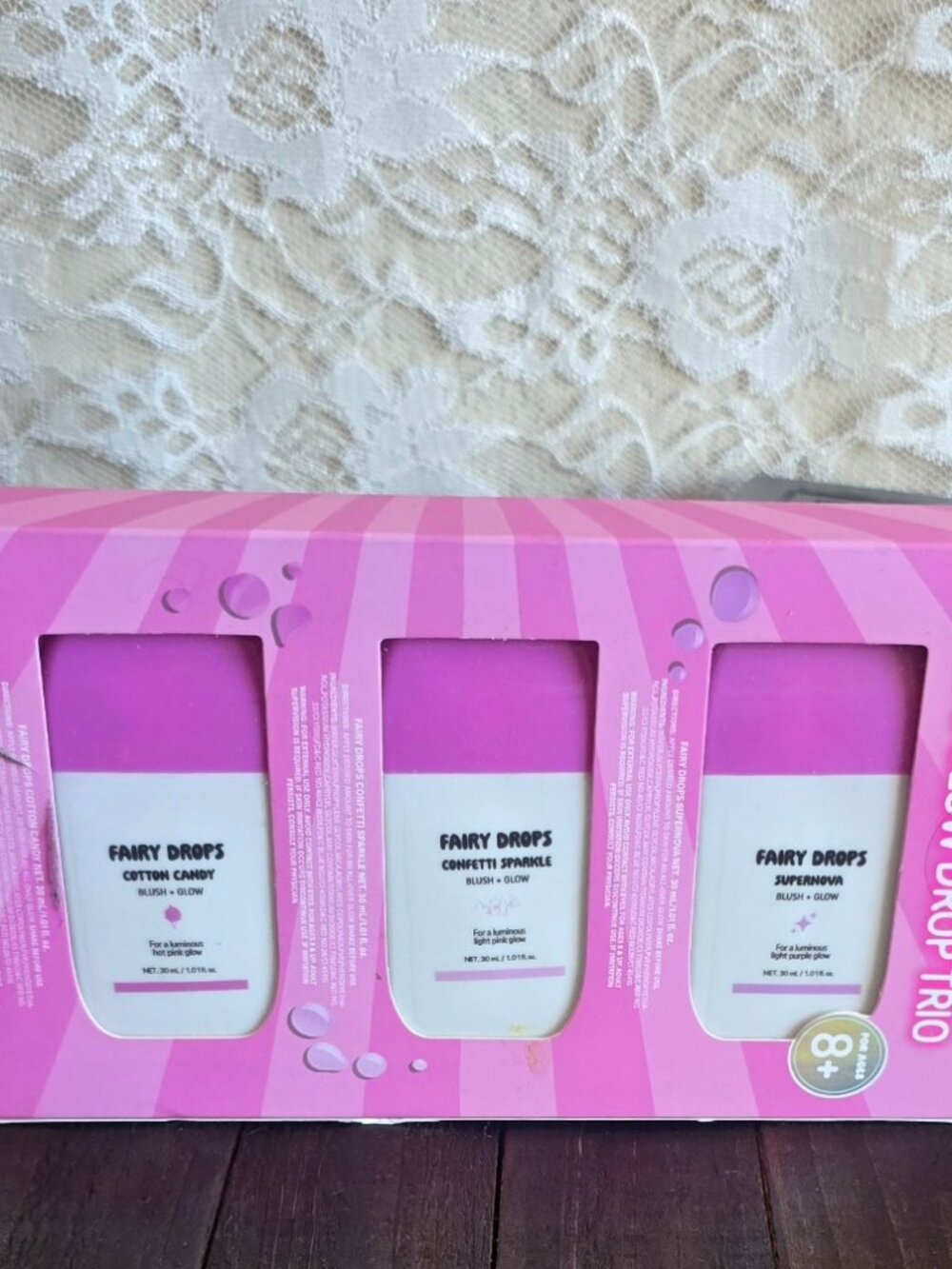 3 Pc Glow Drop Trio - Fairy Drops Highlighter, Blush + Glow